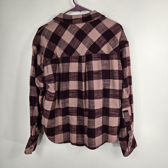Scotch & Soda Women's Size Medium Red Flannel Button Up NWT - Picture 7 of 7